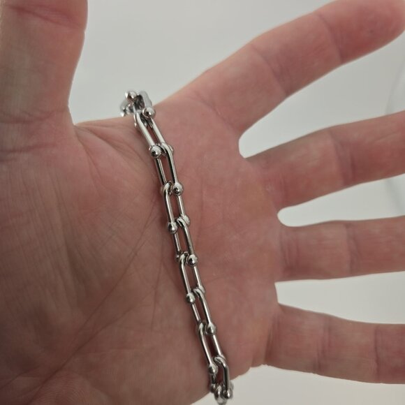 Silver Stainless Steel Bracelet - Stylish Silver Bracelet - Picture 7 of 7